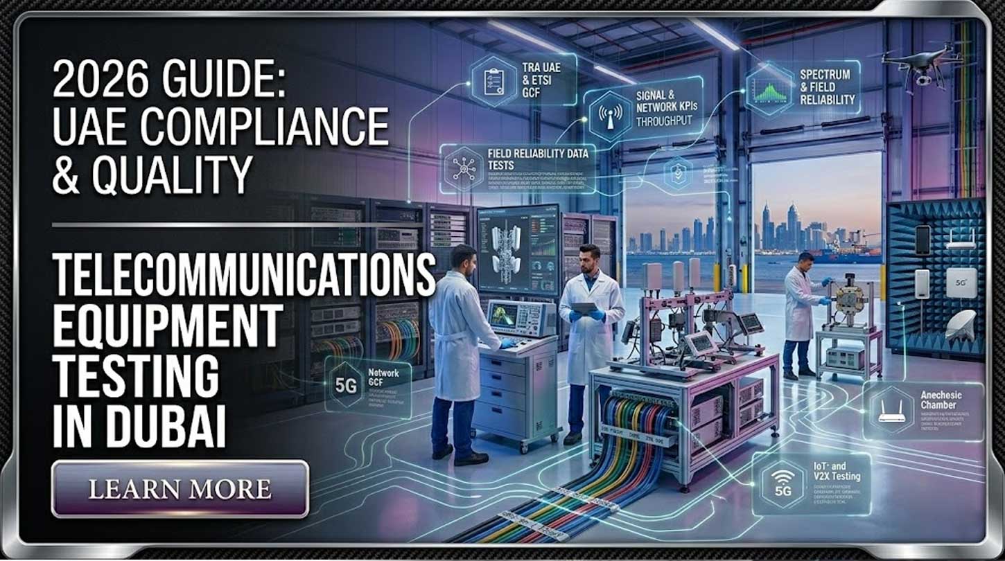 Telecommunications Equipment Testing in Dubai