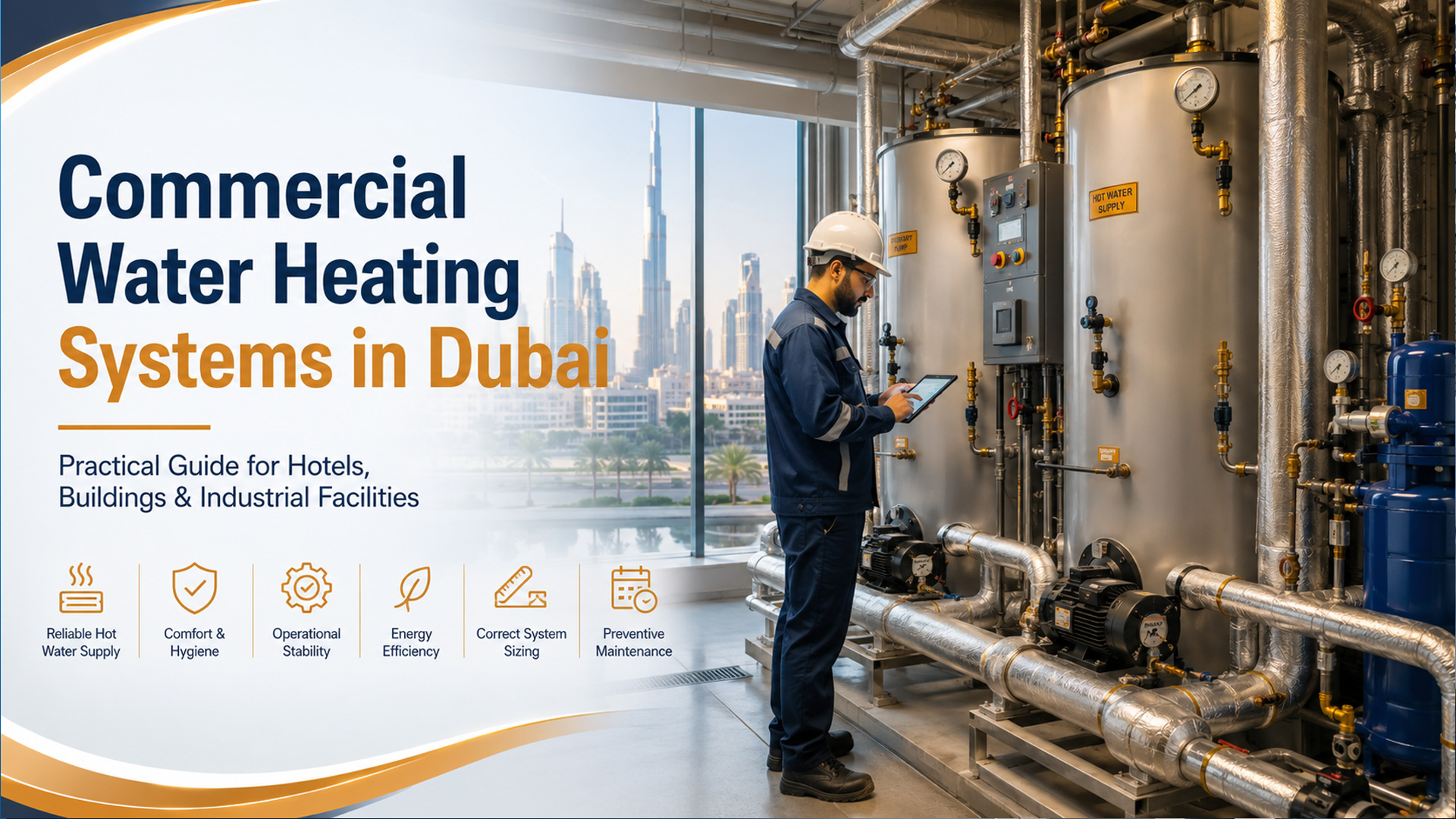 Commercial Water Heating Systems in Dubai