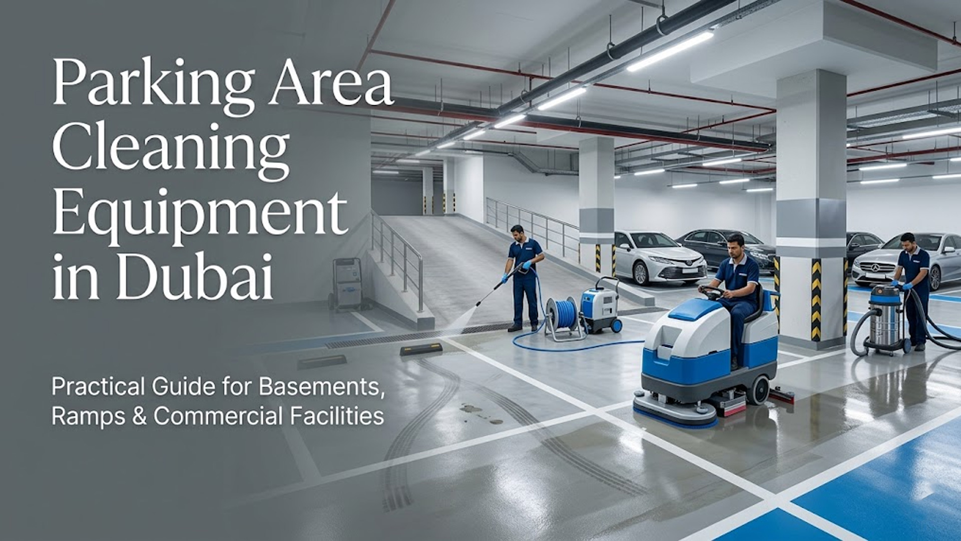 Parking Area Cleaning Equipment in Dubai for Commercial Facilities