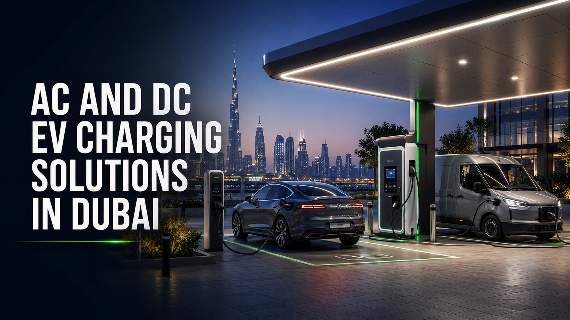 AC and DC EV Charging Solutions in Dubai