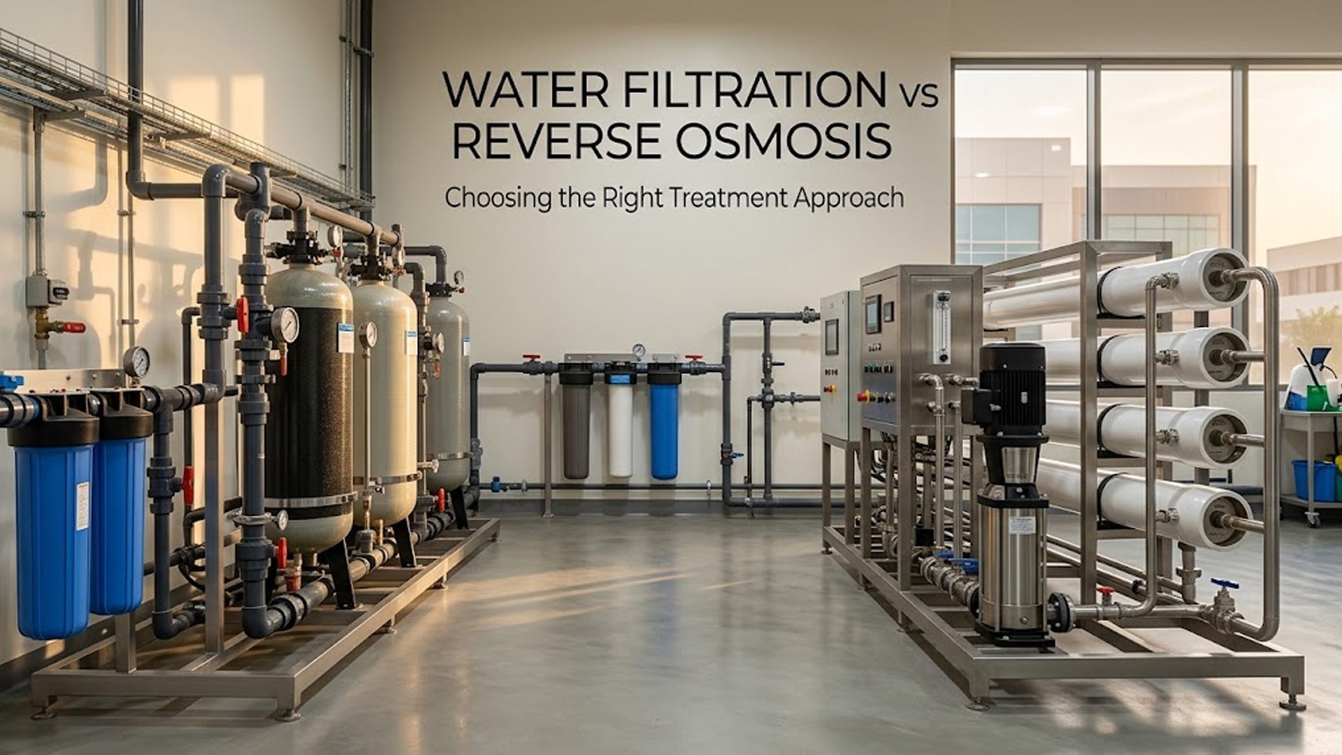 Water Filtration vs Reverse Osmosis
