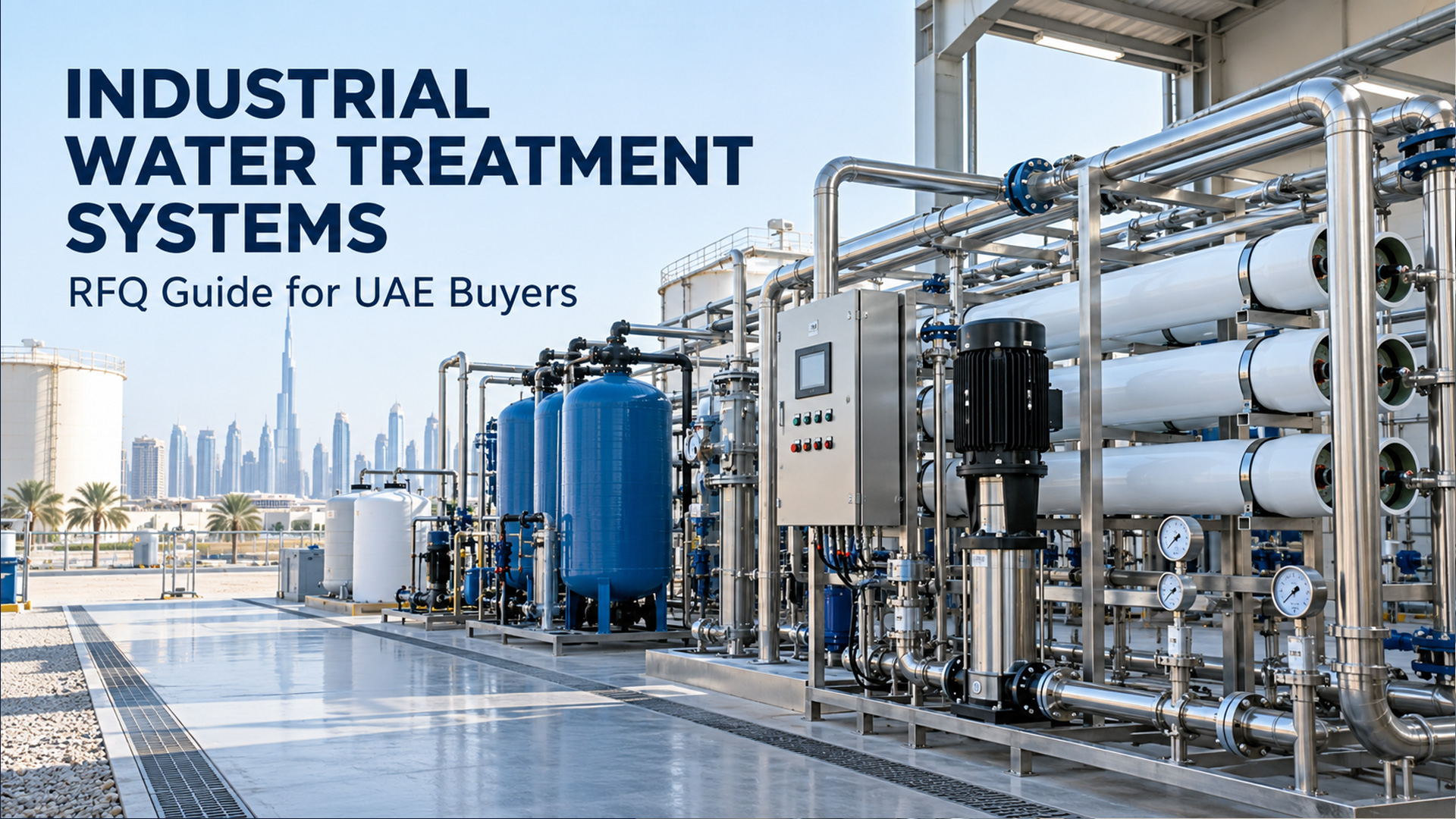 industrial water treatment RFQ UAE