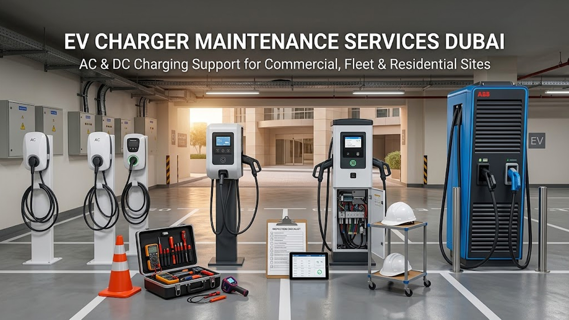 EV charger maintenance services DubaiEV charger maintenance services Dubai