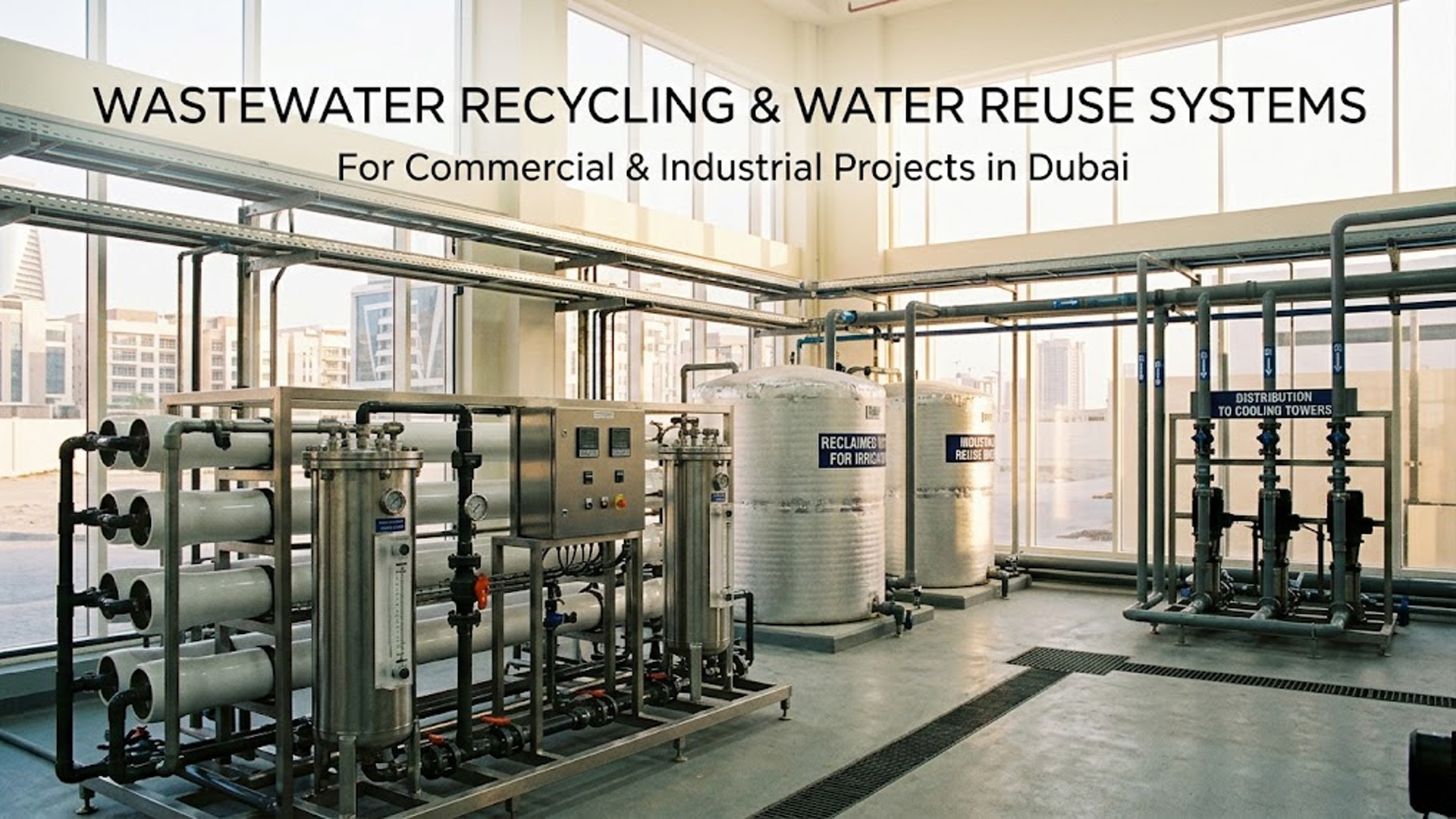 Wastewater recycling systems Dubai